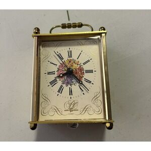 1989 Avon Vintage Presidents Club Clock Holiday Gift Gold
